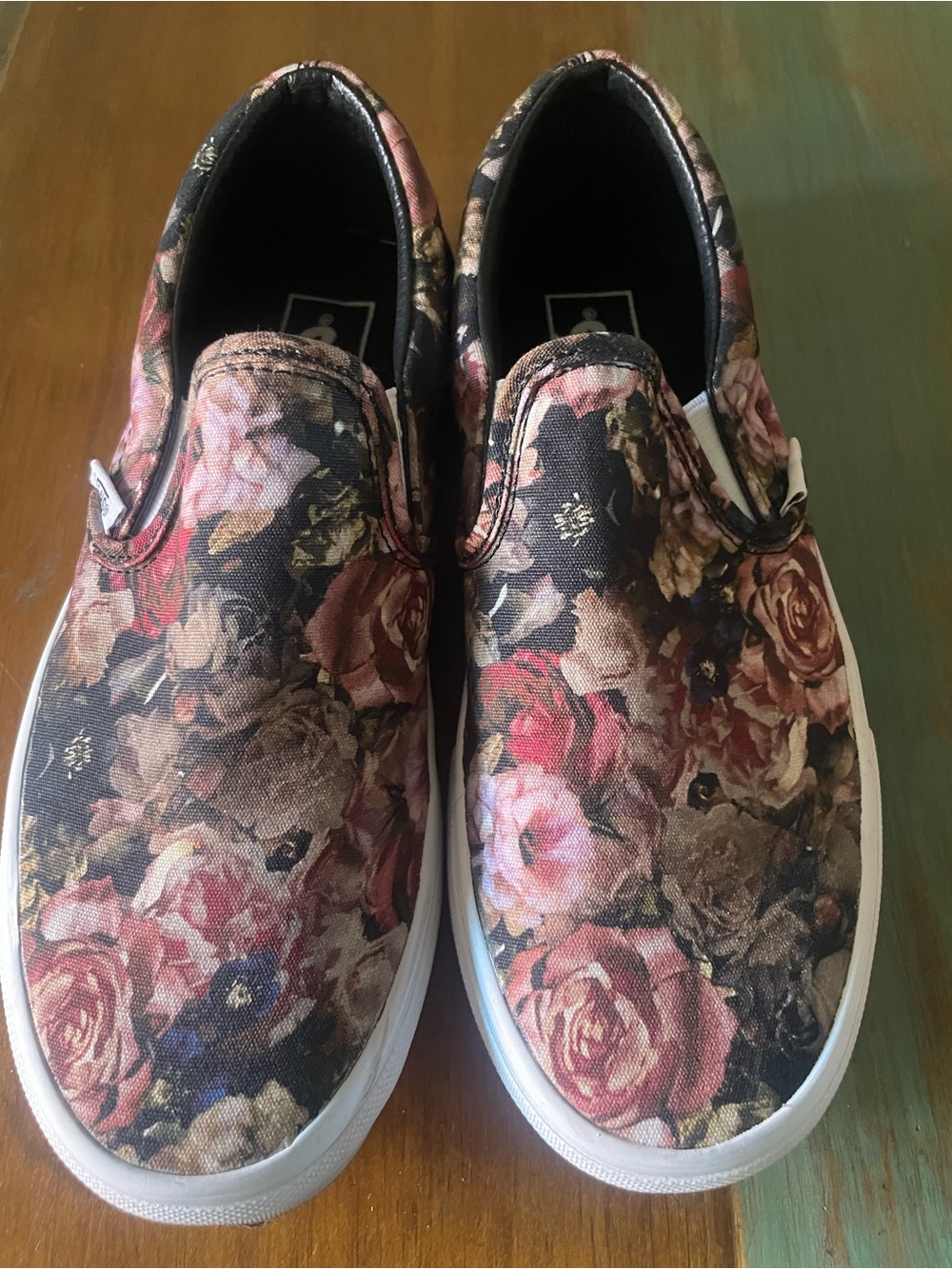 VANS Moody Floral Slip-On Shoes